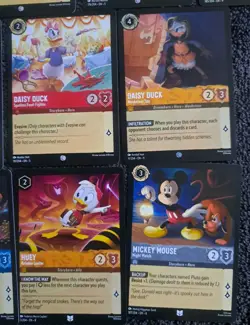 Disney Lorcana Classic Characters Lot Of 20 Mixed Sets Rares And Uncommons - Image 3