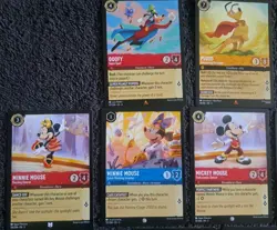 Disney Lorcana Classic Characters Lot Of 20 Mixed Sets Rares And Uncommons - Image 5