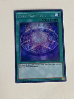 Yugioh - Dark Magic Veil x 3 - 1st Edition Secret Rare NM - Free Holo Card - A - Image 4