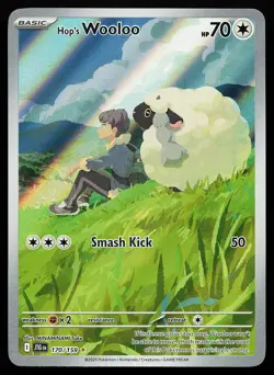 Hop's Wooloo 170/159 Holo Illustration Rare Journey Together Pokemon Card - Image 1