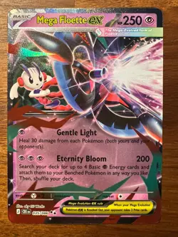 Mega Floette EX- 035/086 - CRI: Chaos Rising Near Mint Card - Image 1