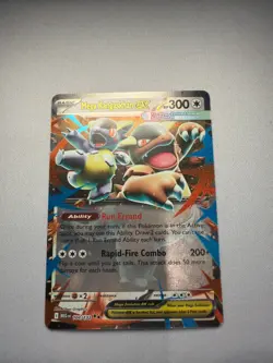 Mega Kangaskhan-EX 104/132 Pokemon Card Holo NM TCG singles Near Mint English - Image 1