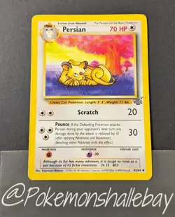 Persian 42/64 - Jungle Set *LP* Uncommon Pokemon Card - Image 1