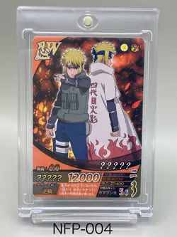 NARUTO DATA CARDDASS Promo Cards Uzumaki Naruto Rare 4th Hokage Namikaze Minato - Image 3