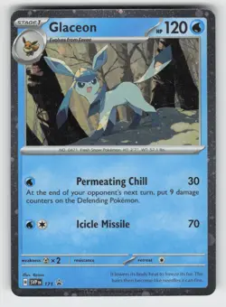 Glaceon - (Cosmos Holo) 171 NM Holo SVP SV: Scarlet & Violet Promo Cards 03 - Image 1