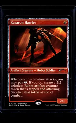 2025 MTG Magic the Gathering EOE Edge of Eternities Promo Pack Kavaron Harrier - Image 1
