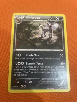 Pokemon TCG Umbreon XY96 Black Star Promo Holo Card - Image 1