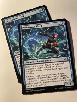 PROSPEROUS THIEF x2 mtg NM-M Kamigawa Neon Dynasty - Image 1