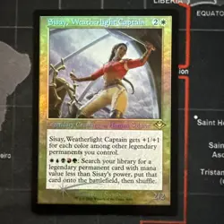 MTG Sisay, Weatherlight Captain - Foil - Retro Frame, NM-Mint, English Magic - Image 1