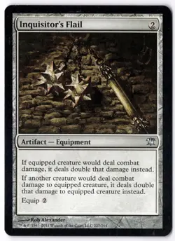 Inquisitor's Flail ISD 227 Magic: The Gathering UC NM - Image 1