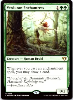 Verduran Enchantress Commander Masters, 915 NM - Image 1