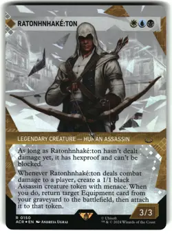 Ratonhnhake:ton (Showcase) 150 Assassin's Creed Magic: The Gathering Foil NM - Image 1