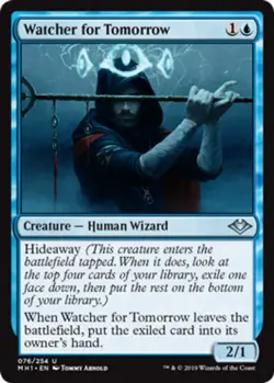 1x Watcher for Tomorrow - Foil MTG - Modern Horizons - Light Play - Image 1