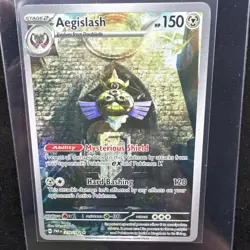 Aegislash 210/182 Sv04: Paradox Rift Holo Pokemon Trading Card - Image 1
