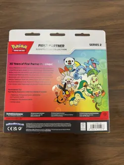 Pokemon TCG First Partner Illustration Collection Series 2 Box 3 Packs Promo - Image 3