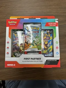 Pokemon TCG First Partner Illustration Collection Series 2 Box 3 Packs Promo - Image 4