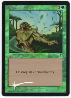 Tranquility 2001 MTG Core Set 7th Edition FOIL Green Common Sorcery NM AZ1 - Image 1