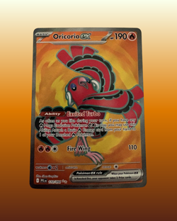 Pokemon Oricorio ex Ultra Rare PFL ME02: Phantasmal Flames 110/094 NM - Image 1
