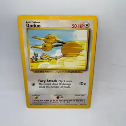 Doduo 48/102 Common Base Set Unlimited Pokemon Heavily Played - Image 1