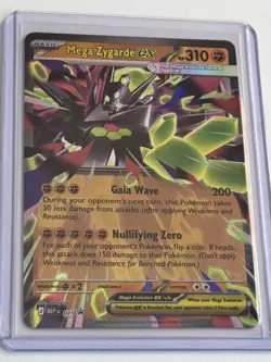 Mega Zygarde ex 071 Holo Promo ME: Mega Evolution Promo Pokemon Holo Near Mint - Image 1