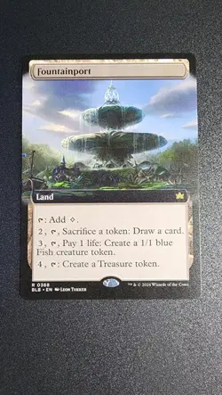 Fountainport (Extended Art) Bloomburrow Regular - Image 1