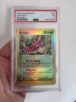 Pokemon Wurmple Ex Dragon Reverse Holo PSA 1 Pop 1 - Image 1