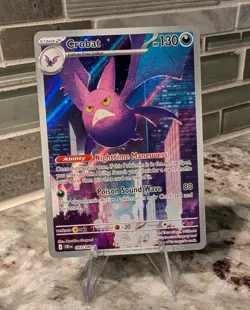 Pokemon TCG Crobat Illustration Rare 093/086 ME04 Chaos Rising Near Mint NM - Image 1
