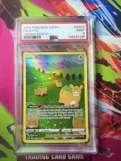 PSA 9 Ditto Crown Zenith Galarian Gallery GG22/GG70 SWSH 2023 Pokemon TCG - Image 1