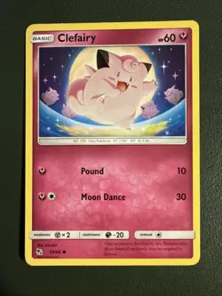Clefairy 39/68 Hidden Fates non-holo ~ Cute Pokemon TCG - Image 1