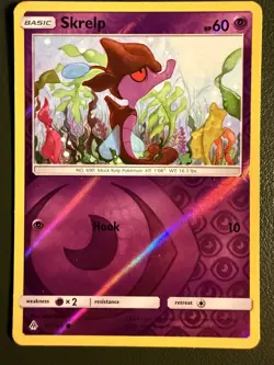 Pokemon TCG Skrelp 52/131 Forbidden Light Reverse Holo NM - Image 1