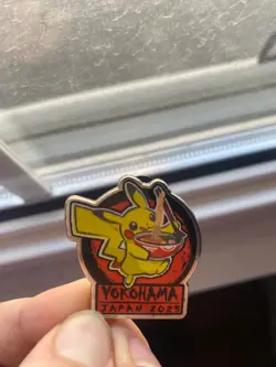 2023 Pokemon World Championship Yokohama Japan Pikachu Pin - Image 1