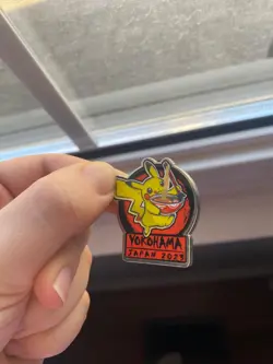 2023 Pokemon World Championship Yokohama Japan Pikachu Pin - Image 2