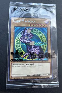 YUGIOH! 1x Yu-GI-OH x adidas Secret Rare Dark Magician Promo ADC1-EN001 - Image 1