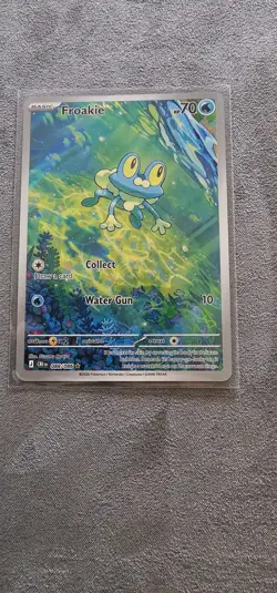 Froakie Illustration Rare 088/086 Me04: Chaos Rising Pokemon TCG NM/MINT - Image 1