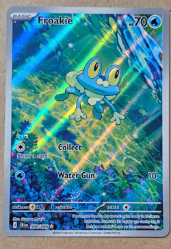 Pokemon TCG Froakie 088/086 Illustration Rare Chaos Rising ME04 NM 2026 - Image 1