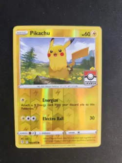Carta Pokemon PROMO PIKACHU #049/203 HOLO STAMPED POKEMON LEAGUE ENG PSA BGS Ai - Image 2