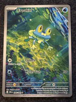 NM Froakie 088/086 Illustration Rare Chaos Rising Pokemon TCG - Image 1