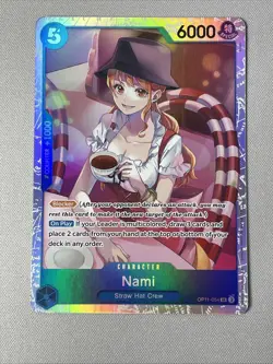 One Piece -OP11-A Fist of Divine Speed - Nami 054 - Super Rare EN - Image 1