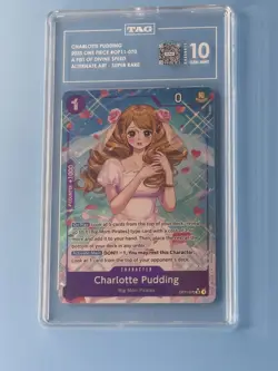 One Piece Charlotte Pudding OP11-070 Alt Art TAG 10 - Image 1