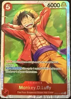 Learn Together Deck Set #ST21-014 Monkey.D.Luffy Near Mint - Image 1