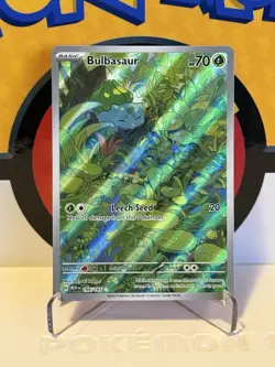 Pokemon TCG Bulbasaur Scarlet & Violet-151 166/165 Holo Illustration Rare - Image 1