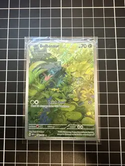 Pokemon TCG Bulbasaur Scarlet & Violet-151 166/165 Holo Illustration Rare - Image 2