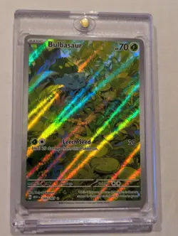 Pokemon TCG Bulbasaur Scarlet & Violet - 151 166/165 Holo Illustration Rare - Image 5