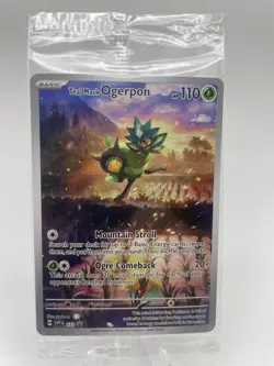 Teal Mask Ogerpon - SVP123 Twilight Masquerade ETB Black Star Promo Sealed - Image 1