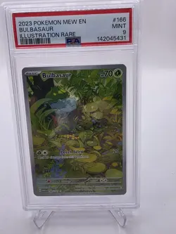 Pokemon TCG Bulbasaur Scarlet & Violet-151 166/165 Holo Illustration Rare - Image 1