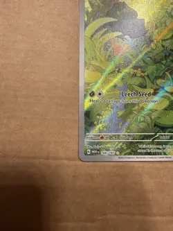 Pokemon TCG Bulbasaur Illustration Rare Holo Card 166/165 Scarlet and Violet 151 - Image 3