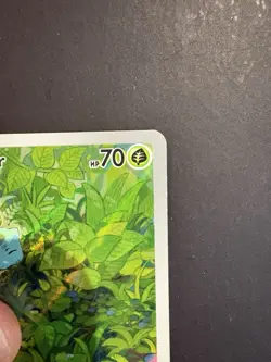 Pokemon TCG Bulbasaur Illustration Rare Holo Card 166/165 Scarlet and Violet 151 - Image 3