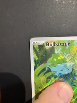 Pokemon TCG Bulbasaur Illustration Rare Holo Card 166/165 Scarlet and Violet 151 - Image 4