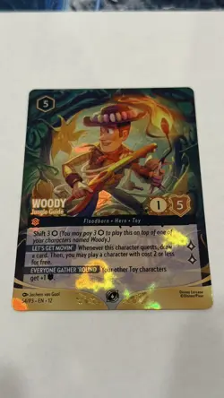 Disney Lorcana: Woody - Jungle Guide (Set Champ Promo) (Foil) Promo 54/p3 - Image 1
