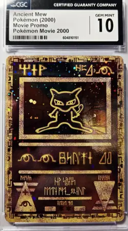2000 Pokemon Movie Promo Ancient Mew CGC 10 GEM MINT - Image 2